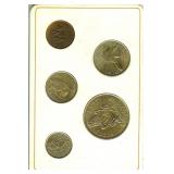 1970 1C-50C First Decimal Coins Bermuda