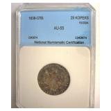 1838-C?? 25 Kopeks NNC AU55 Russia