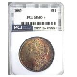 1885 Morgan PCI MS65+ Great Color