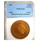 1984 Medal NNC PR66 DCAM Hong Kong