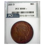 1923-D Peace MS66+ LISTS $22000
