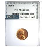1954-S Cent MS68 RD LISTS $15500