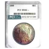 1889 Morgan MS65+ LISTS $475