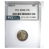 1942-S Dime MS68 FB LISTS $6000