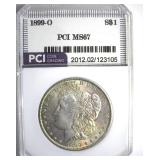 1899-O Morgan MS67 LISTS $3200