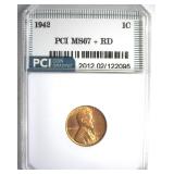 1942 Cent MS67+ RD LISTS $900
