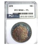 1879 Morgan MS65+ PL LISTS $4500