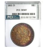 1921-D Morgan MS67 LISTS $17500