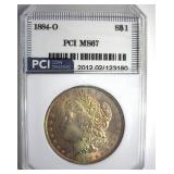1884-O Morgan MS67 LISTS $2500