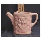 Vtg Shawnee Pottery Pink Watering Can Planter