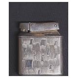 Vtg Kreisler Butane Lighter Silver-toned Etched