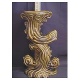Large Ceramic Pedestal Rococo-inspired design