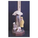 Vtg Wooden Nautical Coral Shade w/Seashells