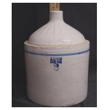 Blue Band Stoneware 2 Gal Crock