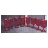 Noritake Perspective Ruby Red Goblets