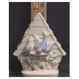 Vtg Shawnee Pottery Bluebird House Wall Pocket