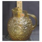 1960/70s Anchor Hocking Honey Gold Glass Pitcher