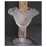 Fenton Compote Inverted Strawberry