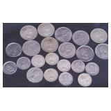 Lot of Foreign Currency - Coins