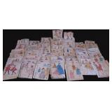 Lg Lot of 1940-70s Sewing Patterns