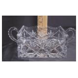 Shannon Crystal Ireland Square Basket w/Handles