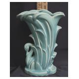 1940s McCoy Pottery Swan Vase