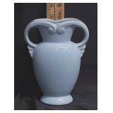 1940s USA Shawnee Blue Handled Pillow Vase