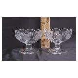 Fostoria Glass Co Coin Pattern Dessert Cups