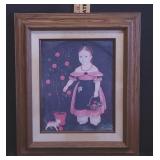 Little Girl in Lavender by John Bradley Print