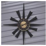 Mid-Century Modern GE Starburst Clock