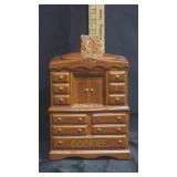 1960s McCoy Brown Dresser Cookie Jar