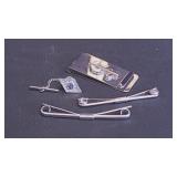 Lot of Silver-tone Men's Accessories