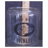Vtg Hans Jurgen Glass Pickle Jar