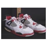 Nike Air Jordan IV Retro 'Fire Red' Sneakers Sz 12
