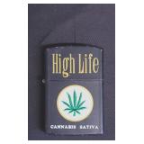 Vtg Roman High Life Windproof Lighter