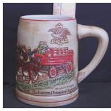 1980 Budweiser Champion Clydesdales Stein 1st