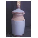 Glazed Stoneware Canister