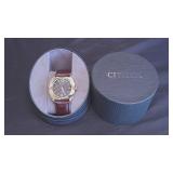 Milagro Men's Quartz Gold Tone Wristwatch