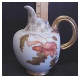 Vtg Royal Worcester Style Porcelain Pitcher