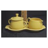 Fiestaware Sugar/Creamer Set ï¿½ Sunflower Yellow