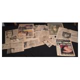1980 John Lennons Death Tabloids/Pappers