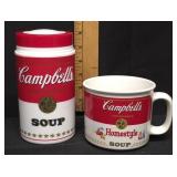Campbells Soup Thermos and Mug