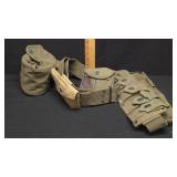 Vtg U.S. military web equipment belt
