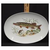 Pike Fish Platter by JKW Bavaria Western Germany