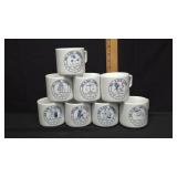 Lot of SS LNG Zodiac Mugs