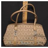 Croft & Barrow beige and tan Shoulder Bag