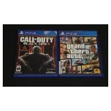PS4 Games - Call of Duty Blak Ops III / GTA V