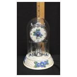 Linden ceramic floral anniversary clock