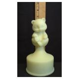 Fenton 'Teddy Boy' Bear on Font Satin Uranium