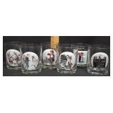 Lot of Norman Rockwell Tumblers